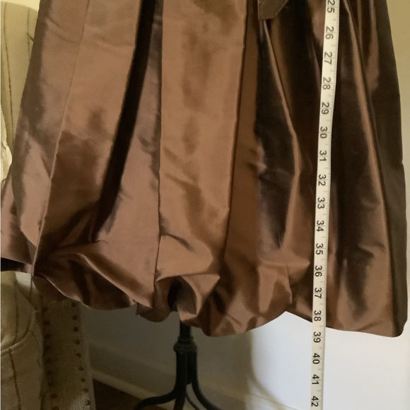 Eliza J brown taffeta party/wedding/prom dress - Picture 5 of 10